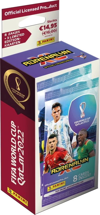 Panini - FIFA World Cup Qatar 2022 Adrenalyn XL - Eco Blister Pack - Voetbalplaatjes 1 Panini - FIFA World Cup Qatar 2022 Adrenalyn XL - Eco Blister Pack - Voetbalplaatjes
