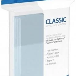 Ultimate Guard Supreme Card Sleeves Classic Soft Clear - Standard Size - 100 Stuks