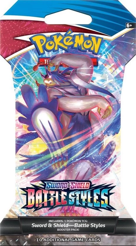 Pokémon Sword & Shield Battle Styles Sleeved Booster - Pokémon Kaarten 4 Pokémon Sword & Shield Battle Styles Sleeved Booster - Pokémon Kaarten - Afbeelding 4