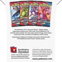 Pokémon Sword & Shield Battle Styles Sleeved Booster - Pokémon Kaarten 11 Pokémon Sword & Shield Battle Styles Sleeved Booster - Pokémon Kaarten -trading-cards Winkel 465x840 27