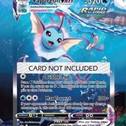 Flowcase Art Work Beschermhoesje - Vaporeon Vmax Alt Art [Zonder Kaart]