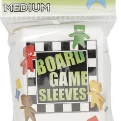 Asmodee Sleeves Board Game - Clear - Medium - 89X57Mm - 100Pcs