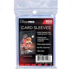 Ultrapro TCG Sleeves-Blanco Clear-Store Safe Ultra Pro (Standard Size) - 300 Stuks - Sleeves - Penny Sleeves - Kaarten