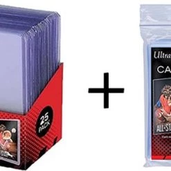 Ultrapro Ultra Pro Toploader + Ultra Pro Soft Card Sleeves Combi Pack | 25st. + 100st. | Sleeves Kaarten |