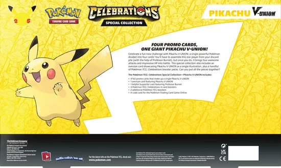 Pok?mon Pok Mon Celebrations Pikachu V Union Special Collection Box - Pok Mon Kaarten 5 Pok?mon Pok Mon Celebrations Pikachu V Union Special Collection Box - Pok Mon Kaarten - Afbeelding 5
