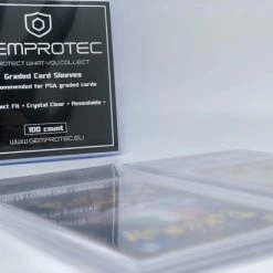 2x GemProtec PSA Graded Card Sleeves 100st - Perfect Fit Hoesjes Voor Geschikt Voor PSA En CGC Kaarten - Crystal Clear Heldere Beschermhoesjes - Sleeves Voor Je Graded Cards - Ook Geschikt Voor Semi-Rigid Card Holders - Resealable Triangle Sealing -trading-cards Winkel 550x412 11