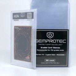 2x GemProtec PSA Graded Card Sleeves 100st - Perfect Fit Hoesjes Voor Geschikt Voor PSA En CGC Kaarten - Crystal Clear Heldere Beschermhoesjes - Sleeves Voor Je Graded Cards - Ook Geschikt Voor Semi-Rigid Card Holders - Resealable Triangle Sealing -trading-cards Winkel 550x412 12