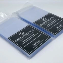 2x GemProtec PSA Graded Card Sleeves 100st - Perfect Fit Hoesjes Voor Geschikt Voor PSA En CGC Kaarten - Crystal Clear Heldere Beschermhoesjes - Sleeves Voor Je Graded Cards - Ook Geschikt Voor Semi-Rigid Card Holders - Resealable Triangle Sealing