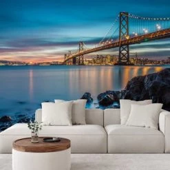 Lapi Toys Trend24 - Behang - Brug Naar San Francisco - Behangpapier - Fotobehang - Behang Woonkamer - 200x140x2 Cm - Incl. Behanglijm -trading-cards Winkel 550x445 7