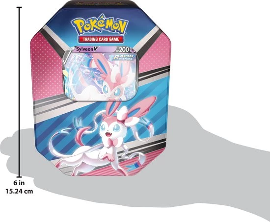 Pokémon Spring Tin 2022 - Sylveon V - Pokémon Kaarten 2 Pokémon Spring Tin 2022 - Sylveon V - Pokémon Kaarten - Afbeelding 2