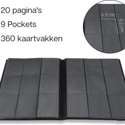 TradingCardPro - Verzamelmap Geschikt Voor Pokémon - Map Voor 360 Kaarten - 20 Pagina’s - 9 Pocket - A4 Formaat - Premium Kwaliteit - Box - Pokemon Binder 11 TradingCardPro - Verzamelmap Geschikt Voor Pokémon - Map Voor 360 Kaarten - 20 Pagina’s - 9 Pocket - A4 Formaat - Premium Kwaliteit - Box - Pokemon Binder -trading-cards Winkel 550x464 3