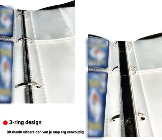 No Label Yousupply Verzamelmap Geschikt Voor Pokémon - Map Voor 400 Kaarten - 50 Pagina’s - 4 Pocket - Premium Kwaliteit - Rood Wit - Box - Binder 2 No Label Yousupply Verzamelmap Geschikt Voor Pokémon - Map Voor 400 Kaarten - 50 Pagina’s - 4 Pocket - Premium Kwaliteit - Rood Wit - Box - Binder - Afbeelding 2