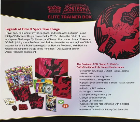 Pokémon Sword & Shield Astral Radiance Elite Trainer Box - Pokémon Kaarten 5 Pokémon Sword & Shield Astral Radiance Elite Trainer Box - Pokémon Kaarten - Afbeelding 5