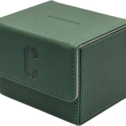 CardStacks Groen Deckbox -Kaartenbox Met Magneetsluiting-Verzamelmappen-Pokemon-Magic-The Gathering-Verzamelmap Voor Kaarten-Deck Box-Opslagdoos-Kaartenmap-Flip N Tray Deck Case