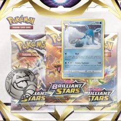 Pokémon (30 Kaarten) Sword & Shield Brilliant Stars Blister Glaceon {Speelgoed Boosterbox Elite Trainer Vmax Booster Box Battle Styles Shining Fates Vivid Voltage V Chilling Reign Fusion Strike Celebrations}