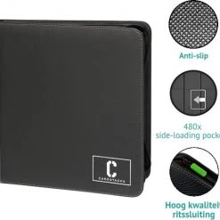 CardStacks Pok Mon Verzamelmap XL Voor 480 Kaarten - 12 Pocket Pok Mon Portfolio - Pok Mon Album