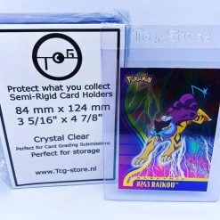 TCG-gear Semi-Rigid Card Holders - 50 ST.-Toploader -Card Savers - Kaartbescherming TCG Kaart Houder - Perfect Voor PSA BGS CGC Grade Submissions - Opslag En Bescherming Van Kaarten - Pokemon - Yu-Gi-Oh -trading-cards Winkel 550x525 25