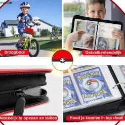 Vicon Verzamelmap Geschikt Voor Pokémon - 400 Kaarten - Premium Kwaliteit - 4 Pocket Verzamelalbum - 50 Pagina's - Map Voor Pokémon - Binder 8 Vicon Verzamelmap Geschikt Voor Pokémon - 400 Kaarten - Premium Kwaliteit - 4 Pocket Verzamelalbum - 50 Pagina's - Map Voor Pokémon - Binder -trading-cards Winkel 550x531