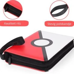NAPI Verzamelmap Geschikt Voor Pok Mon - Map Voor 400 Kaarten - 50 Pagina S - 4 Pocket - Premium Kwaliteit - Rood - Box - Binder -trading-cards Winkel 550x532 2