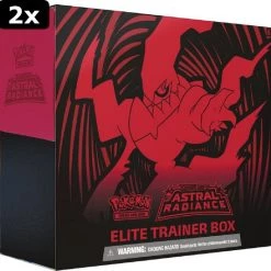 Pok??mon 2x Pokemon TCG Sword AND Shield Astral Radiance Elite Trainer Box