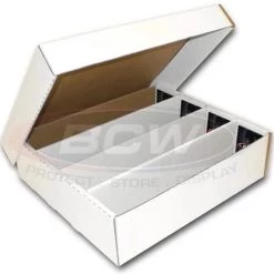 BCW Opslag Doos Karton Voor 4000 Pokemon Kaarten - Made In The USA - Met Deksel