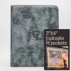 Gemloader Premium 3''X4'' Toploader Fit, Pokemon Kaarten Verzamelmap [216 Pockets] Grijs