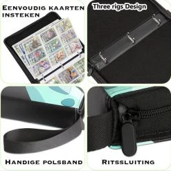 Intra Living Pok Mon Verzamelmap - Pok Mon - Pok Mon Kaarten - Waterproof - 900 Kaarten - 9 Pocket - Dubbelzijdig Insteekbladen - Premium Kwaliteit -trading-cards Winkel 550x546 6