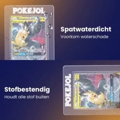 Pok?jol Pok Jol Semi Rigid Card Holders - 100 Pack - Kaarthouders - Grading Sleeves - Anti Buiging - Geschikt Voor Pok Mon , Yu Gi Oh & Magic The Gathering - Toploader - Hard Case - Opslag En Bescherming - Voor Alle Standaard Formaat Kaarten -trading-cards Winkel 550x550 107