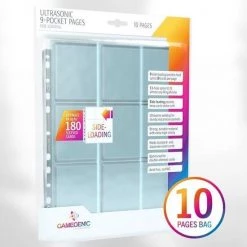 Gamegenic Toploading Ultrasonic 9-Pocket Pages Pack (10 Pagina Per Pack) -trading-cards Winkel 550x550 155