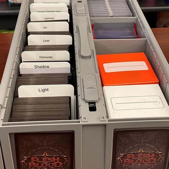 BCW Premium 1600 Collectible Card Storage Bin Grey - Pokemon Box - Plastic - Verzamelkaarten 4 BCW Premium 1600 Collectible Card Storage Bin Grey - Pokemon Box - Plastic - Verzamelkaarten - Afbeelding 4