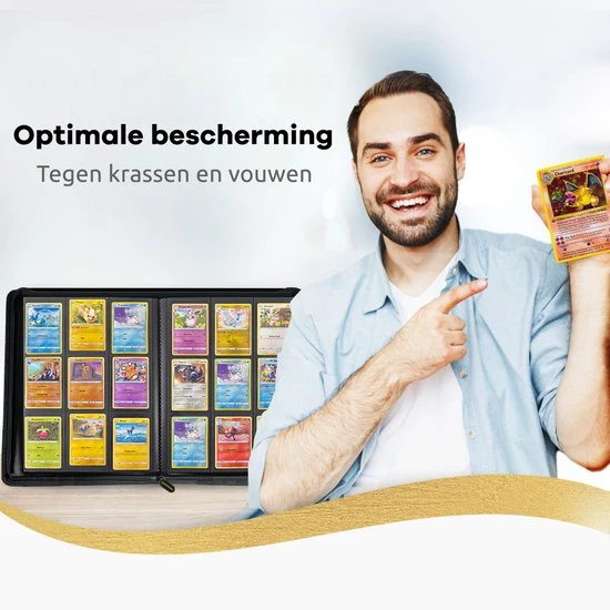 Questmate® Verzamelmap Geschikt Voor Pokémon - Map Voor 360 Kaarten - Met 3x Sideloader Beschermhoesjes - 9 Pocket / Vakken Pokédex - Binder Met Ritssluiting - Vuil En Waterafstotend Portfolio 9 Questmate® Verzamelmap Geschikt Voor Pokémon - Map Voor 360 Kaarten - Met 3x Sideloader Beschermhoesjes - 9 Pocket / Vakken Pokédex - Binder Met Ritssluiting - Vuil En Waterafstotend Portfolio - Afbeelding 9