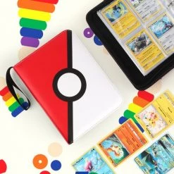 NAPI Verzamelmap Geschikt Voor Pok Mon - Map Voor 400 Kaarten - 50 Pagina S - 4 Pocket - Premium Kwaliteit - Rood - Box - Binder -trading-cards Winkel 550x550 49