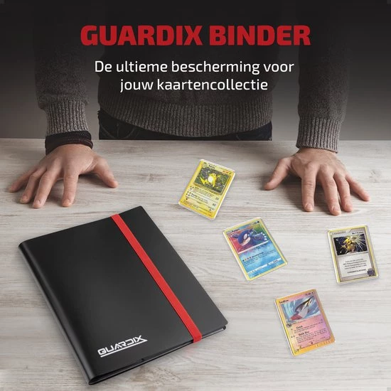 GuardiX Pokemon Verzamelmap - Verzamelmap A4 - Pok Mon Map Voor Kaarten - 9 Pocket Binder - Zwart 4 GuardiX Pokemon Verzamelmap - Verzamelmap A4 - Pok Mon Map Voor Kaarten - 9 Pocket Binder - Zwart - Afbeelding 4