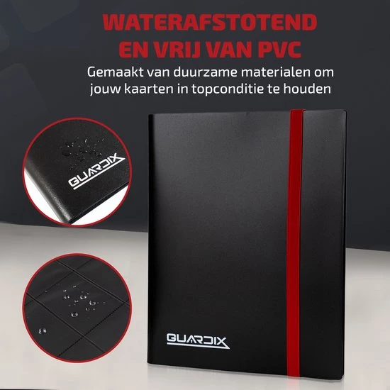 GuardiX Pokemon Verzamelmap - Verzamelmap A4 - Pok Mon Map Voor Kaarten - 9 Pocket Binder - Zwart 6 GuardiX Pokemon Verzamelmap - Verzamelmap A4 - Pok Mon Map Voor Kaarten - 9 Pocket Binder - Zwart - Afbeelding 6