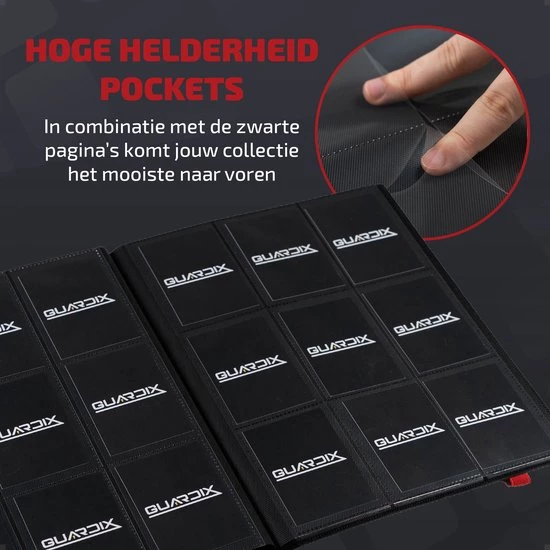 GuardiX Pokemon Verzamelmap - Verzamelmap A4 - Pok Mon Map Voor Kaarten - 9 Pocket Binder - Zwart 7 GuardiX Pokemon Verzamelmap - Verzamelmap A4 - Pok Mon Map Voor Kaarten - 9 Pocket Binder - Zwart - Afbeelding 7
