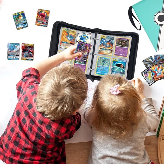 Collected Verzamelmap Geschikt Voor Pokémon - 400 Kaarten - Album - Map - Binder - Groen 4 Collected Verzamelmap Geschikt Voor Pokémon - 400 Kaarten - Album - Map - Binder - Groen - Afbeelding 4