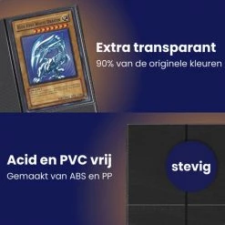 Pok?jol Pok Jol - 9 Pocket Pages - Side Loading - 18 Kaarten Per Pagina - Pok Mon - Magic The Gathering - Yu Gi Oh - Dragonball Z - Map - Elastische Band - Voor Verzamelmap - Pokemon Insteekhoezen - Sleeves - 1800 Kaarten - 100 Pack -trading-cards Winkel 550x550 89