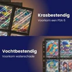 Pok?jol Pok Jol - 9 Pocket Pages - Side Loading - 18 Kaarten Per Pagina - Pok Mon - Magic The Gathering - Yu Gi Oh - Dragonball Z - Map - Elastische Band - Voor Verzamelmap - Pokemon Insteekhoezen - Sleeves - 1800 Kaarten - 100 Pack -trading-cards Winkel 550x550 91