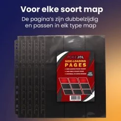 Pok?jol Pok Jol - 9 Pocket Pages - Side Loading - 18 Kaarten Per Pagina - Pok Mon - Magic The Gathering - Yu Gi Oh - Dragonball Z - Map - Elastische Band - Voor Verzamelmap - Pokemon Insteekhoezen - Sleeves - 1800 Kaarten - 100 Pack -trading-cards Winkel 550x550 93