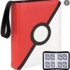 No Label Yousupply Verzamelmap Geschikt Voor Pokémon - Map Voor 400 Kaarten - 50 Pagina’s - 4 Pocket - Premium Kwaliteit - Rood Wit - Box - Binder