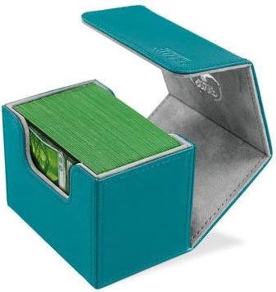 Ultimate Guard SideWinder 80+ Standard Size XenoSkin Petrol Blue Deckbox 1 Ultimate Guard SideWinder 80+ Standard Size XenoSkin Petrol Blue Deckbox