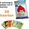 Trading Cards Angry Birds - 6 Kaarten - Mogoda- Rovio - 5 Pakjes (30 Kaarten)