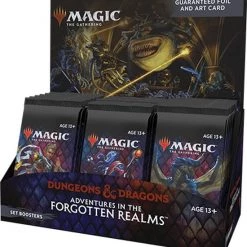 Wizards Of The Coast Magic The Gathering: Adventures In The Forgotten Realms Set Boosters Box (30 Packs) - EN