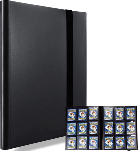 TradingCardPro - Verzamelmap Geschikt Voor Pokémon - Map Voor 360 Kaarten - 20 Pagina’s - 9 Pocket - A4 Formaat - Premium Kwaliteit - Box - Pokemon Binder 1 TradingCardPro - Verzamelmap Geschikt Voor Pokémon - Map Voor 360 Kaarten - 20 Pagina’s - 9 Pocket - A4 Formaat - Premium Kwaliteit - Box - Pokemon Binder