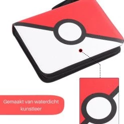 NAPI Verzamelmap Geschikt Voor Pok Mon - Map Voor 400 Kaarten - 50 Pagina S - 4 Pocket - Premium Kwaliteit - Rood - Box - Binder -trading-cards Winkel 550x601 1