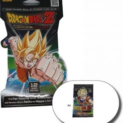 Dragon Ball Z Heroes & Villains Booster Blister 12 Kaarten Panini