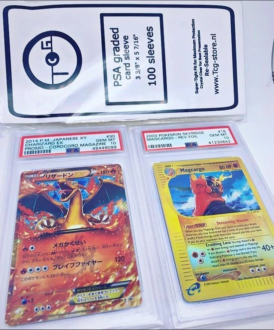 TCG-gear Psa Graded Sleeves 100ST -Team Bags - PSA/CGC Graded Kaartbescherming - Pokemon - Yu-Gi-Oh 3 TCG-gear Psa Graded Sleeves 100ST -Team Bags - PSA/CGC Graded Kaartbescherming - Pokemon - Yu-Gi-Oh - Afbeelding 3