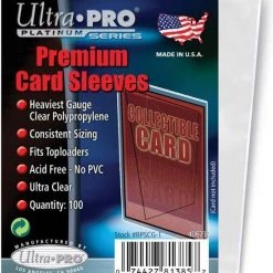 Ultrapro Speelgoed | Boardgames - Sleeves Platinum Clear C100