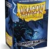 Asmodee Dragonshield 100 Box Sleeves Classic Night Blue