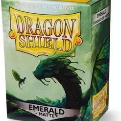 Arcane Tinmen Dragon Shield Card Sleeves: Standard Matte Green Emerald - 100 Stuks -trading-cards Winkel 550x676 10